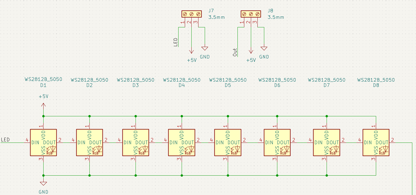 KiCAD schematic diagram